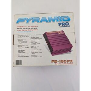 Pyramid Pro Plus PB-180PX 4 Channel High Performance Car Amplifier 300 Watts New